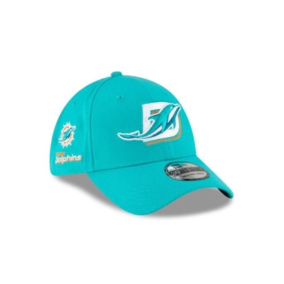 Miami Dolphins Gorra | New Era NFL Logo Mix 39thirty Stretch Fit Cap Mexico - Azules